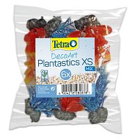 Картинка анонса Набор растений Tetra DecoArt Plantastics XS Mix (голубые/оранжевые), 6 шт.
