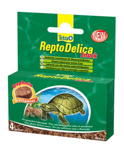 Детальная картинка Корм для водных черепах Tetra ReptoDelica Snack 48г., натуральное лакомство с дафнией