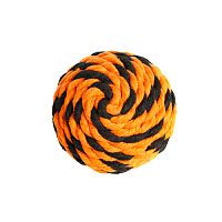 Картинка анонса Мяч Броник малый Doglike (оранжевый-черный), d=8 см