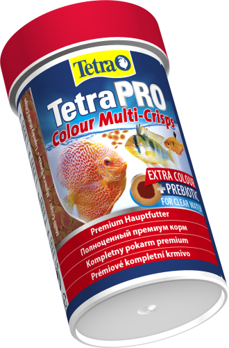 Детальная картинка Корм Tetra TetraPRO Colour Multi-Crisps 100 мл, чипсы премиум для усиления окраски всех видов тропических рыб фото 4