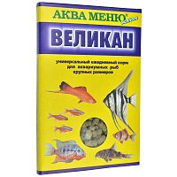 Картинка анонса Корм ежедневный АКВА МЕНЮ Великан 35 г, для крупных аквариумных рыб (10-12см)
