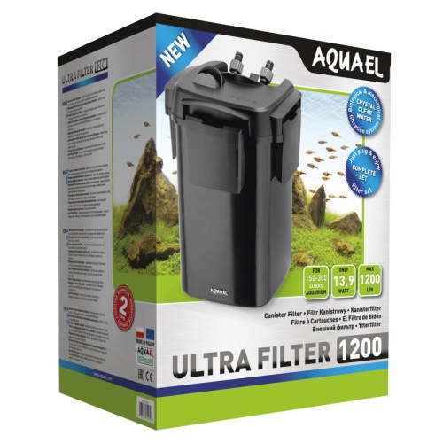 Детальная картинка Внешний фильтр AQUAEL ULTRA FILTER 1200 для аквариума 150 - 300 л (1200 л/ч, 13.9 Вт)