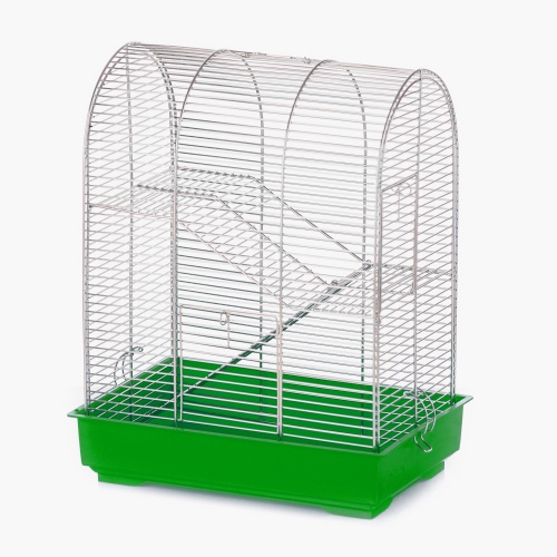 Детальная картинка Клетка InterZoo  G-052 MIMI MOUSE ZINK (300х200х380мм), для грызунов, прут цинк