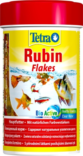 Детальная картинка Корм Tetra Rubin Flakes 100 мл, хлопья для усиления окраса рыб  фото 3