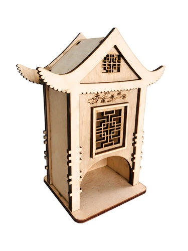 Детальная картинка Домик для грызунов Китайский домик (96х150х185мм)