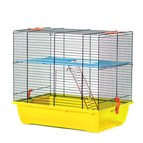 Детальная картинка Клетка InterZoo  G-041 GINO I EKO (420х290х380мм), для грызунов