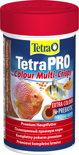 Детальная картинка Корм Tetra TetraPRO Colour Multi-Crisps 100 мл, чипсы премиум для усиления окраски всех видов тропических рыб