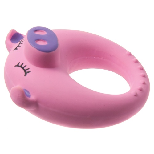 Детальная картинка Игрушка латекс ZooOne "Кольцо-свинка" 11 см