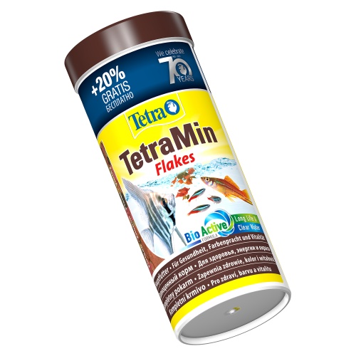 Детальная картинка Корм Tetra TetraMin Flakes 300 мл, хлопья для всех видов рыб фото 3