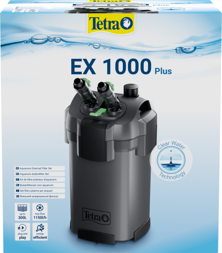 Детальная картинка Внешний фильтр Tetra EX 1000 Plus, для аквариумов 150 - 300 литров фото 3