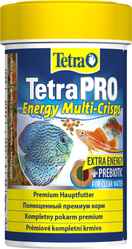 Детальная картинка Корм Tetra TetraPRO Energy Multi-Crisps 100 мл, чипсы премиум для всех видов тропических рыб, энергетические фото 2