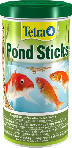 Детальная картинка Корм Tetra Pond Sticks 1 л, палочки для всех видов прудовых рыб