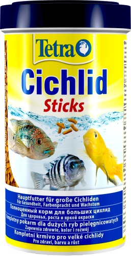 Детальная картинка Корм Tetra Cichlid Sticks 500 мл, палочки для цихлид фото 3