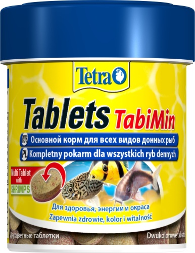 Детальная картинка Корм Tetra Tablets TabiMin 120 табл. / 36 г, таблетки для донных рыб фото 3