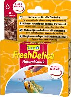 Картинка анонса Корм Tetra FreshDelica Bloodworms 48 г (желе/ мотыль), натуральное лакомство для всех видов рыб 