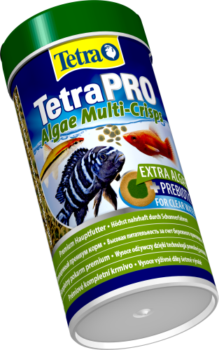 Детальная картинка Корм Tetra TetraPRO Algae Multi-Crisps 250 мл, чипсы премиум для всех видов тропических рыб, со спирулиной фото 3
