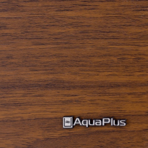 Детальная картинка Аквариум AquaPlus LUX П150 орех (91х36х56 см) стекло 6мм, 141 л., прямоугольный, с лампами Т8 2х25 Вт, аквар. коврик фото 3
