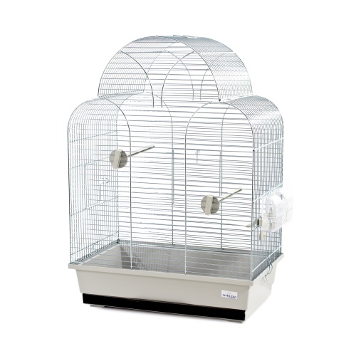 Детальная картинка Клетка InterZoo  P-025 SONIA ZINC (450х280х630мм), для птиц, прут цинк