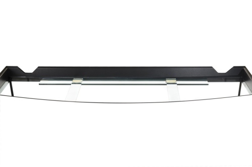 Детальная картинка Аквариум AquaPlus LUX LED Ф245 дуб сонома (121х41х61 см) стекло 8 мм, фигурный, 213 л., со светодиодным модулем AQUAEL LEDDY TUBE Retro Fit Sunny 2х18 W / 1017 мм, аквар. коврик фото 5