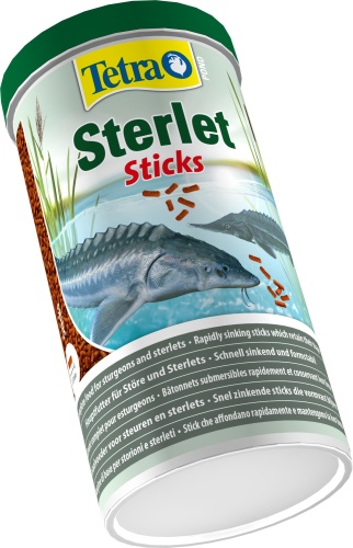 Детальная картинка Корм для осетровых рыб Tetra Pond Sterlet Sticks 1 л, палочки для прудовых рыб от 15 см фото 2