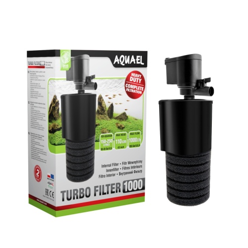 Детальная картинка Внутренний фильтр AQUAEL TURBO FILTER 1000 для аквариума 150 - 250 л (1000л/ч, 11Вт) фото 6