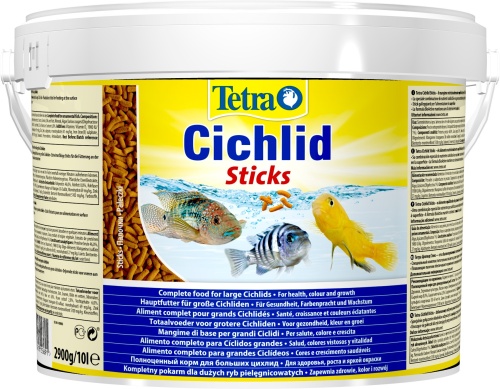 Детальная картинка Корм Tetra Cichlid Sticks 10 л, палочки для цихлид  фото 2