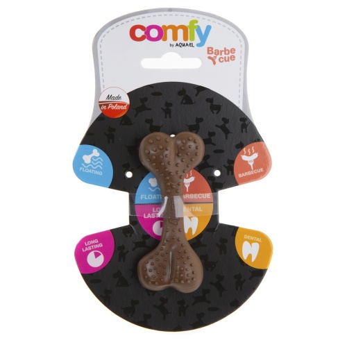 Детальная картинка Игрушка для собак COMFY BARBECUE BONE BROWN  косточка 8,5 см