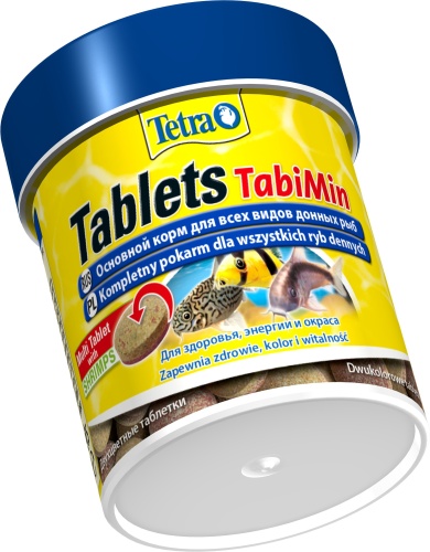 Детальная картинка Корм Tetra Tablets TabiMin 120 табл. / 36 г, таблетки для донных рыб фото 2
