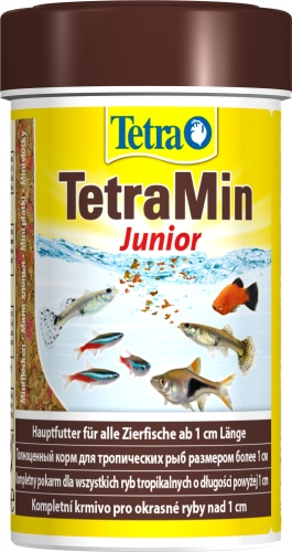 Детальная картинка Корм Tetra TetraMin Junior 100 мл, для мальков длиной от 1 см фото 3