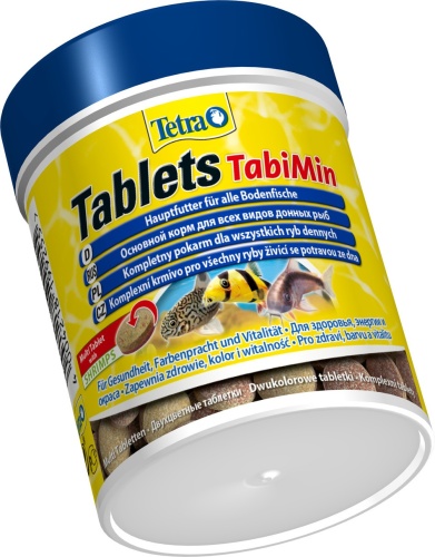 Детальная картинка Корм Tetra Tablets TabiMin 275 таб./150 мл / 85 г, таблетки для донных рыб фото 2