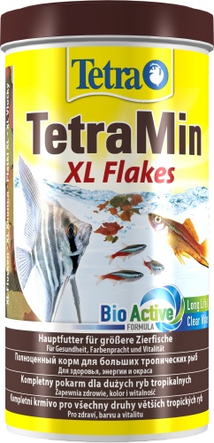 Детальная картинка Корм Tetra TetraMin Flakes XL 1000 мл, хлопья для всех видов крупных рыб фото 3