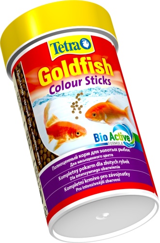 Детальная картинка Корм Tetra Goldfish Colour Sticks 100мл, палочки для золотых рыбок, для усиления окраса фото 2