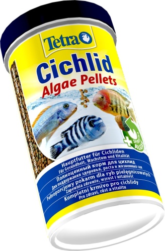 Детальная картинка Корм Tetra Cichlid Algae 500 мл, шарики для цихлид, со спирулиной фото 2