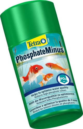 Детальная картинка Средство для пруда TetraPond PhosphateMinus 250 мл,  препятствует разрастанию водорослей, удаляет фосфаты из прудовой воды фото 2