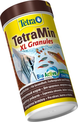 Детальная картинка Корм Tetra TetraMin XL Granules 250 мл, гранулы для всех видов крупных рыб фото 2