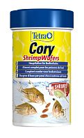 Картинка анонса Корм для донных рыб Tetra Cory Shrimp Wafers 100 мл, пластинки для коридорасов 