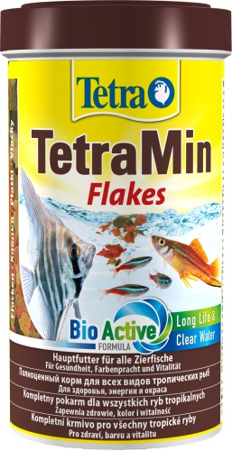 Детальная картинка Корм Tetra TetraMin Flakes 500 мл, хлопья для всех видов рыб фото 3