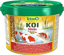 Картинка анонса Корм для карпов Кои Tetra Pond Koi Sticks 10 л, палочки для прудовых рыб