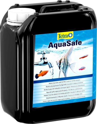 Детальная картинка Средство для воды Tetra AquaSafe 5 л, делает водопроводную воду безопасной для рыб