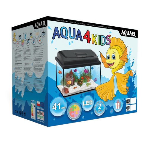 Детальная картинка Aквариум AQUAEL AQUA4 KIDS 40 DAY&NIGHT фигурный 20 л, с оборудованием NEW 