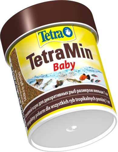 Детальная картинка Корм для мальковTetra TetraMin Baby 66 мл,  длиной до 1 см фото 2