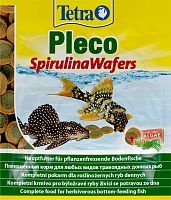 Картинка анонса Корм Tetra Pleco Spirulina Wafers 15 г, пластинки для травоядных донных рыб, со спирулиной