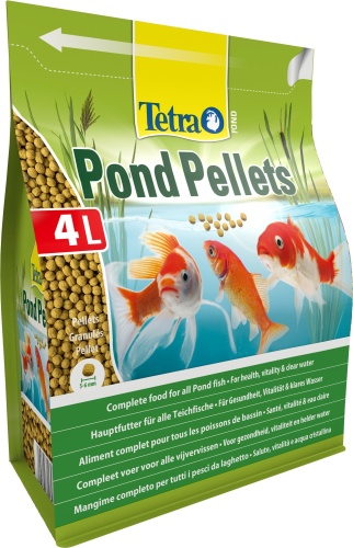 Детальная картинка Корм Tetra Pond Pellets 4 л, шарики для всех видов прудовых рыб