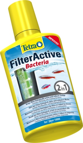 Детальная картинка Средство Tetra FilterActive 250 мл, с живыми бактериями для поддержания биологической активности в аквариуме фото 2