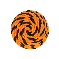 Мяч Броник средний Doglike (оранжевый-черный), d=10,5 см