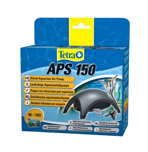 Детальная картинка Компрессор Tetra APS 150 для аквариума 80 - 150 л (150 л/ч, 3.4 Вт, 1 канал, регулируемый), антрацит