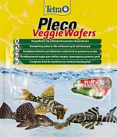 Картинка анонса Корм Tetra Pleco Veggie Wafers 15 г (сашет), пластинки для травоядных донных рыб, с цукини