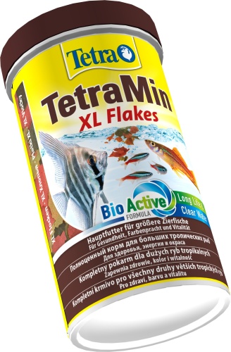 Детальная картинка Корм Tetra TetraMin Flakes XL 500 мл, хлопья для всех видов крупных рыб фото 2