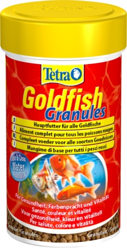 Детальная картинка Корм Tetra Goldfish Granules 100 мл, гранулы для золотых рыбок фото 4