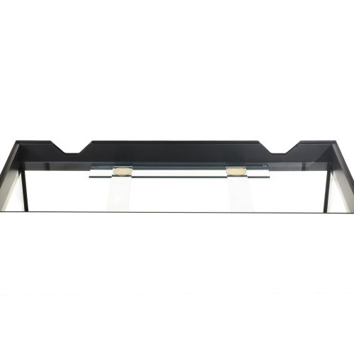 Детальная картинка Аквариум AquaPlus LUX П120 черный (81х36х49 см) стекло 6 мм, прямоугольный, 105 л., с лампами Т8 2х18 Вт, аквар. коврик фото 2